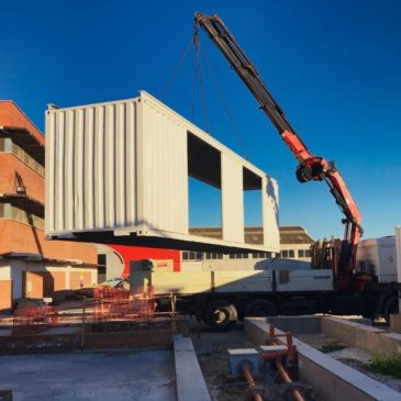 El emblemático edificio de Incubazul cobra forma