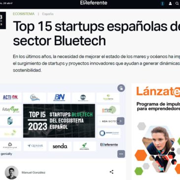 4 startups de Incubazul seleccionadas por ser “Referente Bluetech” en España